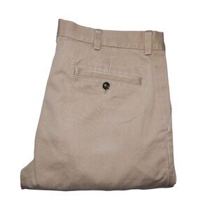 Brooks Brothers Men's Advantage Chino Pants Size 34x34 Hudson Tan Milano EUC